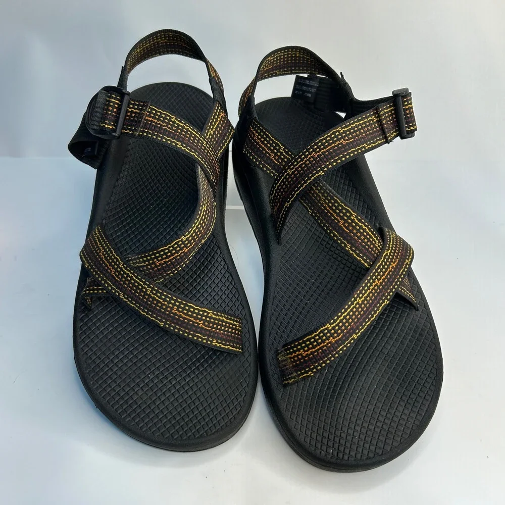 Chaco Z/Cloud Men's 12 Sandals Nik Port Classic Sport Black Multi Straps J105375